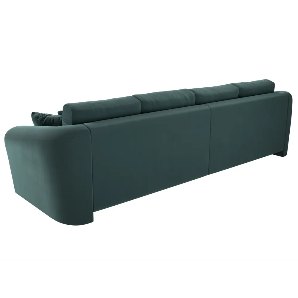 Фото 8 Диван раскладной Лига диванов 320x88x106 см велюр цвет бирюзовый Фото 8 Диван раскладной Лига диванов 320x88x106 см велюр цвет бирюзовый