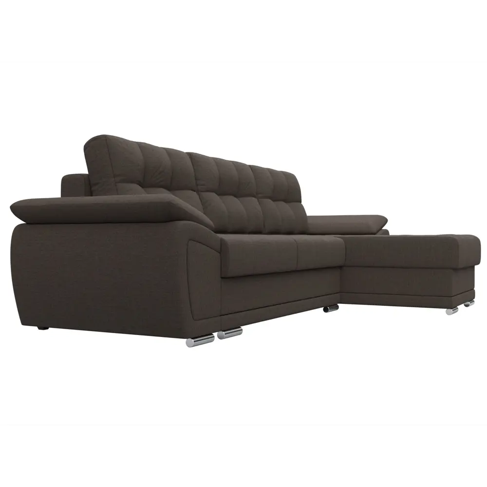 Фото 4 Диван раскладной Лига диванов 124773_спб 264x74x147 см рогожка цвет амур 05 коричневый Фото 4 Диван раскладной Лига диванов 124773_спб 264x74x147 см рогожка цвет амур 05 коричневый