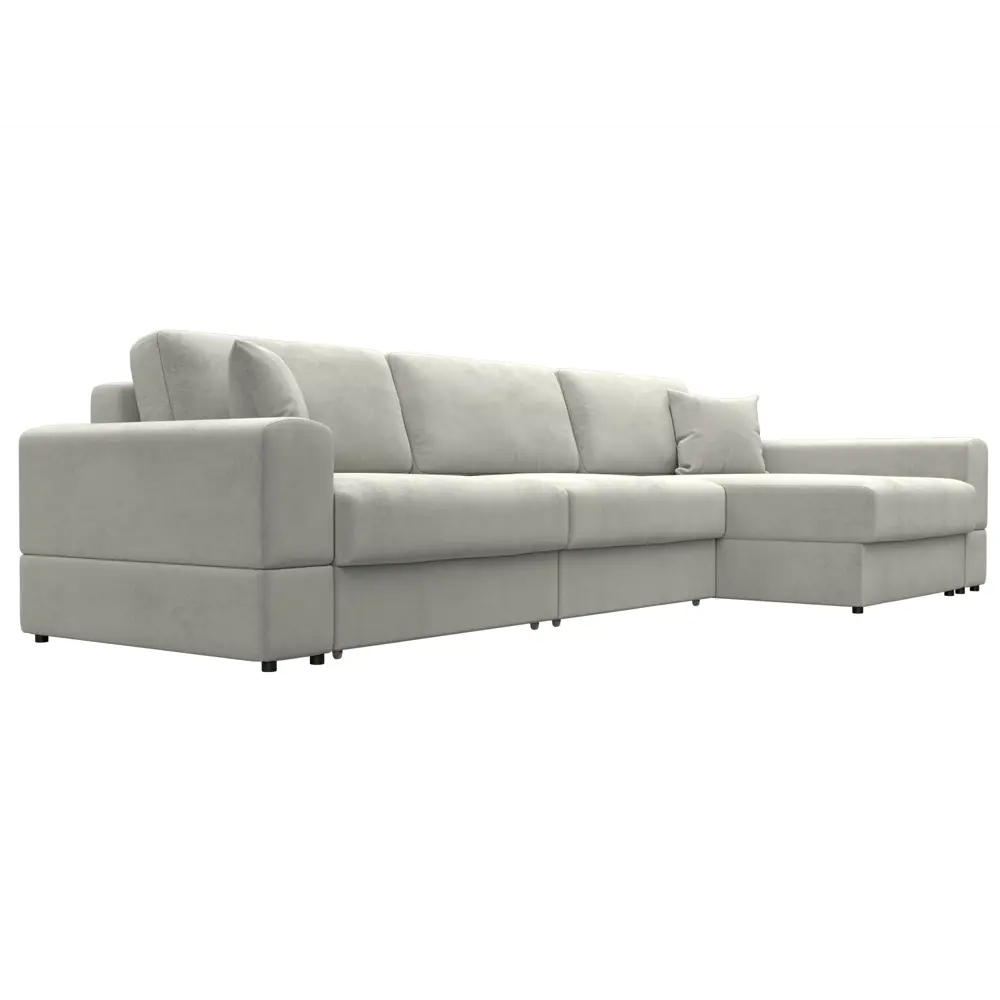 Фото 3 Диван раскладной Лига диванов Лига-055 НПБ Лонг 130249_спб 345x160x92 см велюр цвет tower 01 молочный Фото 3 Диван раскладной Лига диванов Лига-055 НПБ Лонг 130249_спб 345x160x92 см велюр цвет tower 01 молочный