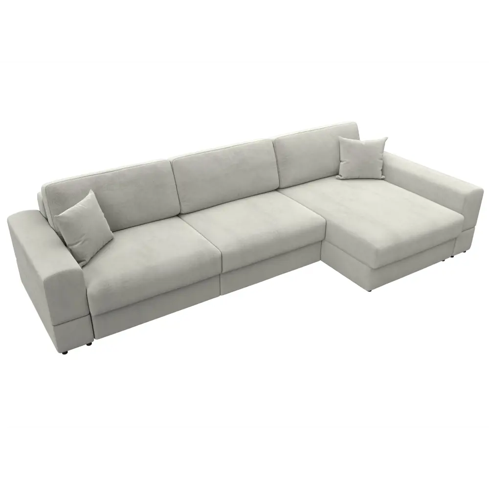 Фото 6 Диван раскладной Лига диванов Лига-055 НПБ Лонг 130249_спб 345x160x92 см велюр цвет tower 01 молочный Фото 6 Диван раскладной Лига диванов Лига-055 НПБ Лонг 130249_спб 345x160x92 см велюр цвет tower 01 молочный