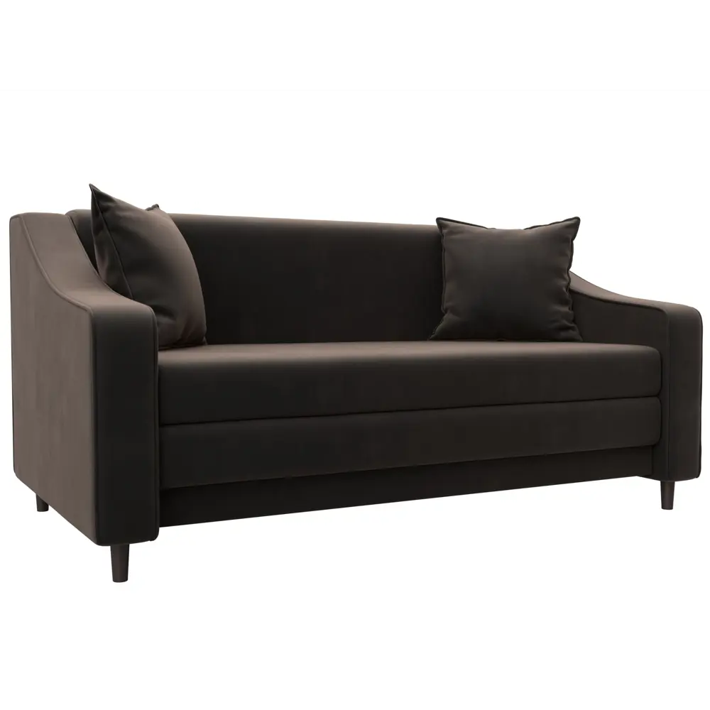 Фото Диван прямой Лига-071 Лига Диванов 129767_спб 164x93x82 велюр цвет seven 727 коричневый Фото Диван прямой Лига-071 Лига Диванов 129767_спб 164x93x82 велюр цвет seven 727 коричневый