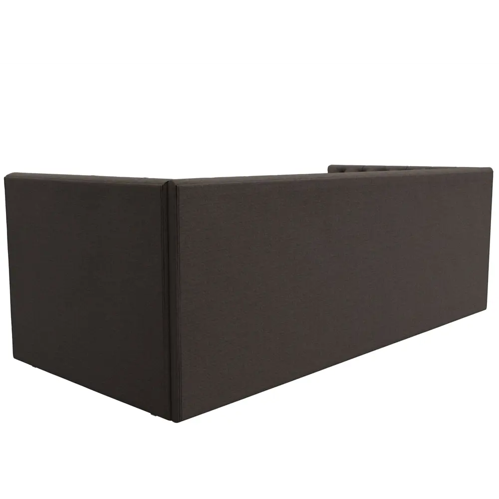 Фото 5 Диван детский Лига диванов Найс 122426_спб 200x77x87 см рогожка цвет амур 05 коричневый