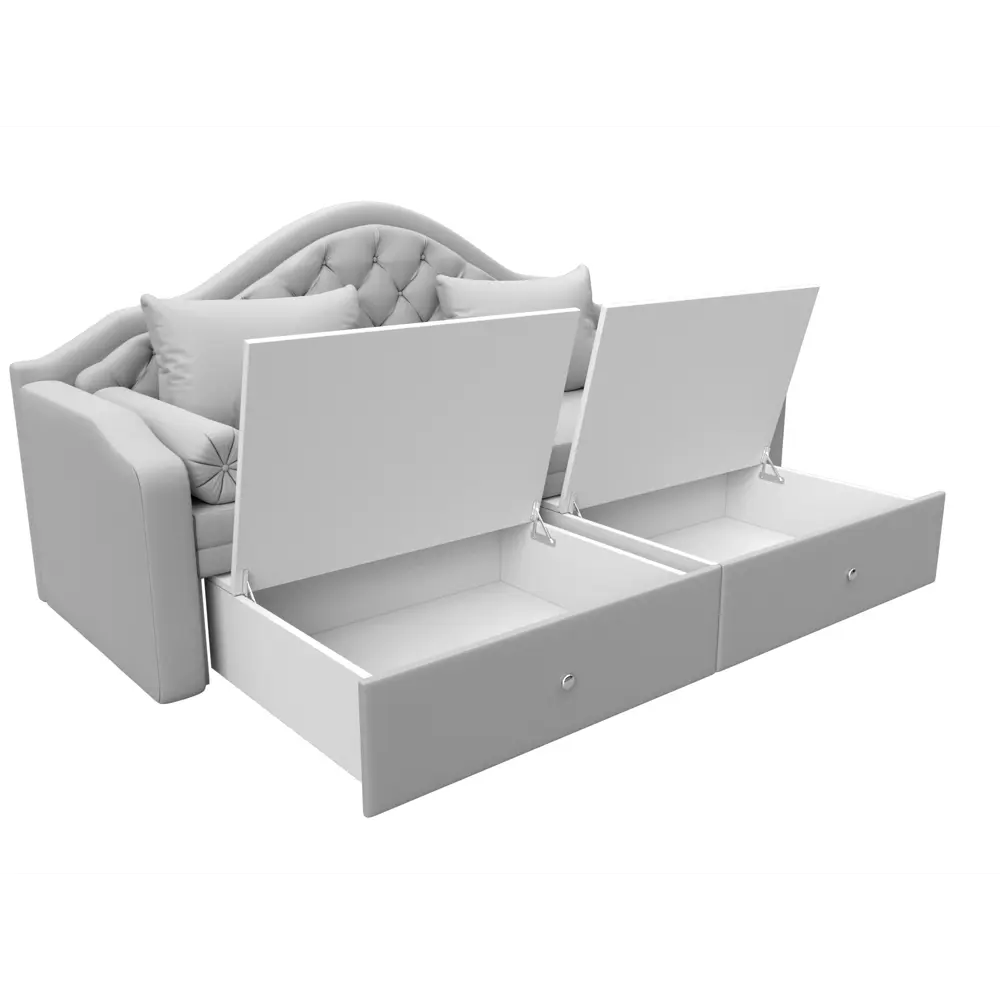 Фото 8 Диван детский прямой Сойер Лига диванов 100587 210x111x84 см экокожа цвет белый Фото 8 Диван детский прямой Сойер Лига диванов 100587 210x111x84 см экокожа цвет белый