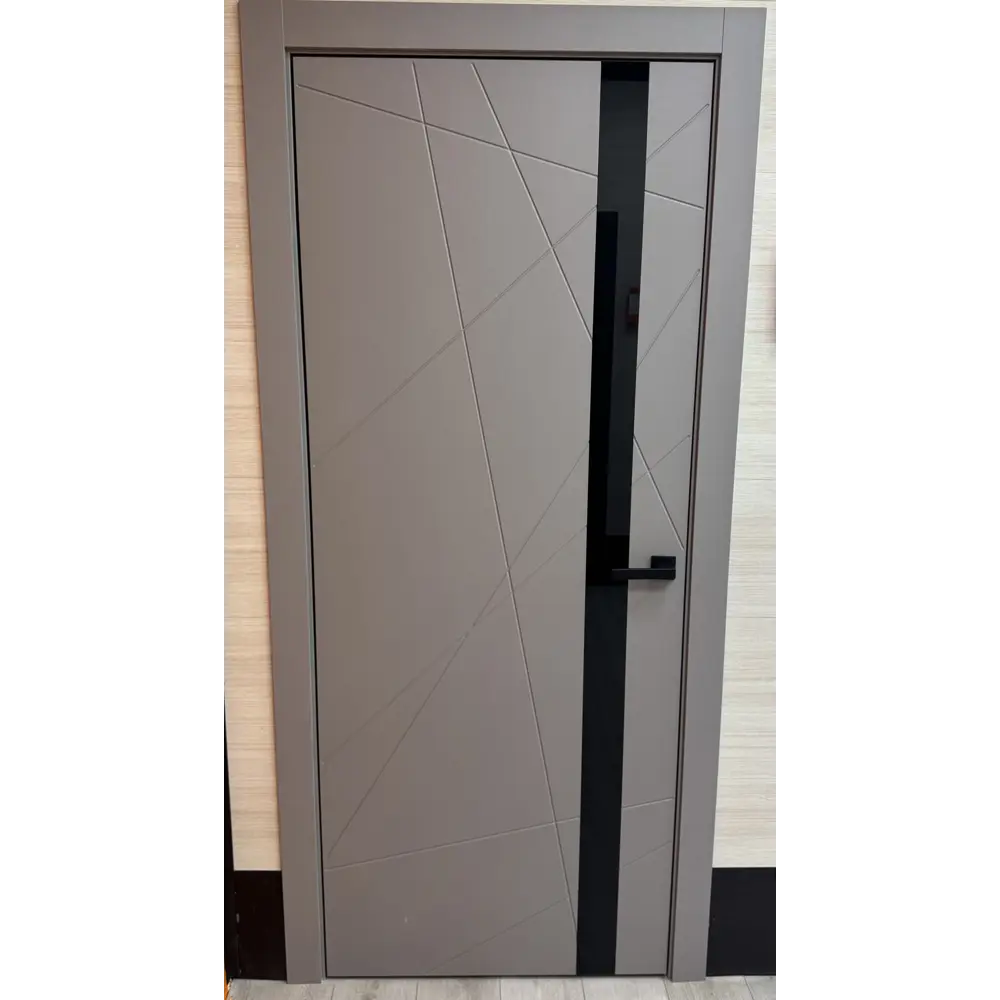 Фото 5 Комплект межкомнатной двери Uberture Тамбурат 4304 остеклённая 200x60см полипропилен цвет лофт светлый фурнитура WH Фото 5 Комплект межкомнатной двери Uberture Тамбурат 4304 остеклённая 200x60см полипропилен цвет лофт светлый фурнитура WH