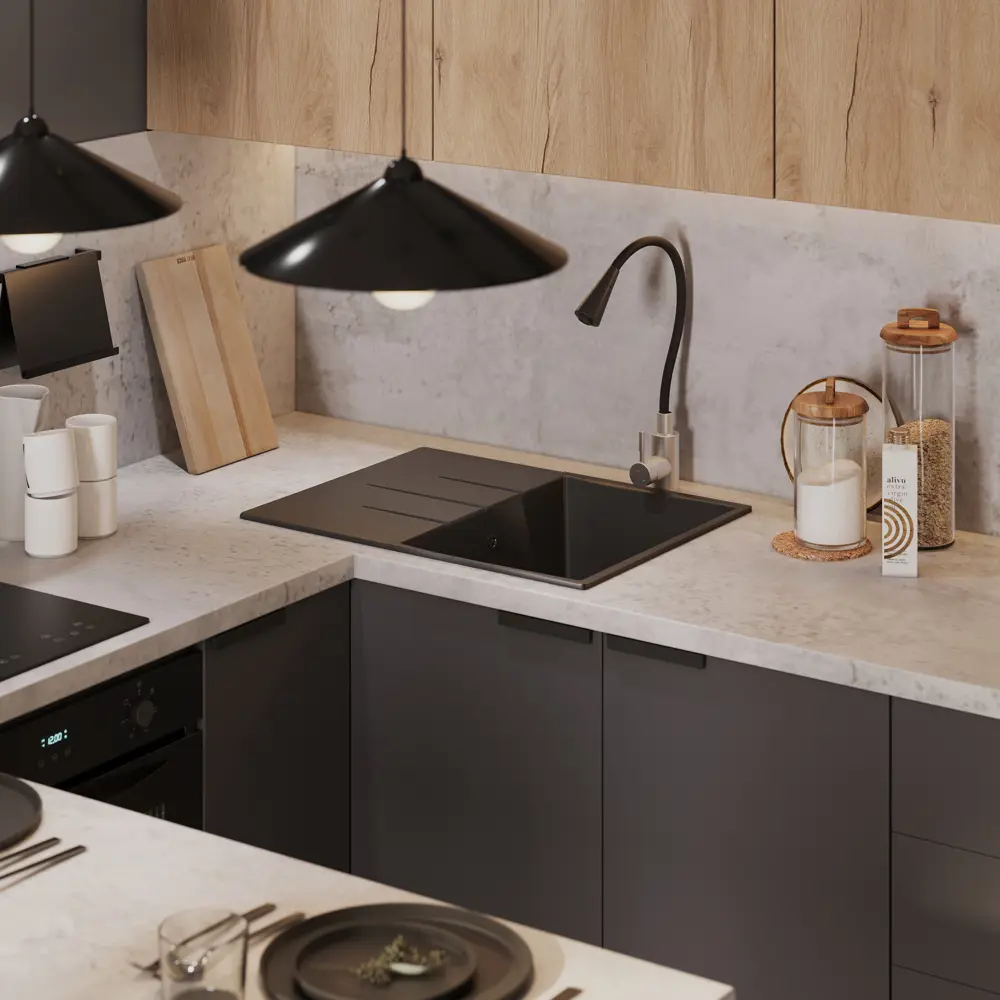 Фото 12 Фасад кухонного шкафа Верея 14,7x102.1 см KONSENSA ЛДСП цвет дуб гудзон золотой Фото 12 Фасад кухонного шкафа Верея 14,7x102.1 см KONSENSA ЛДСП цвет дуб гудзон золотой