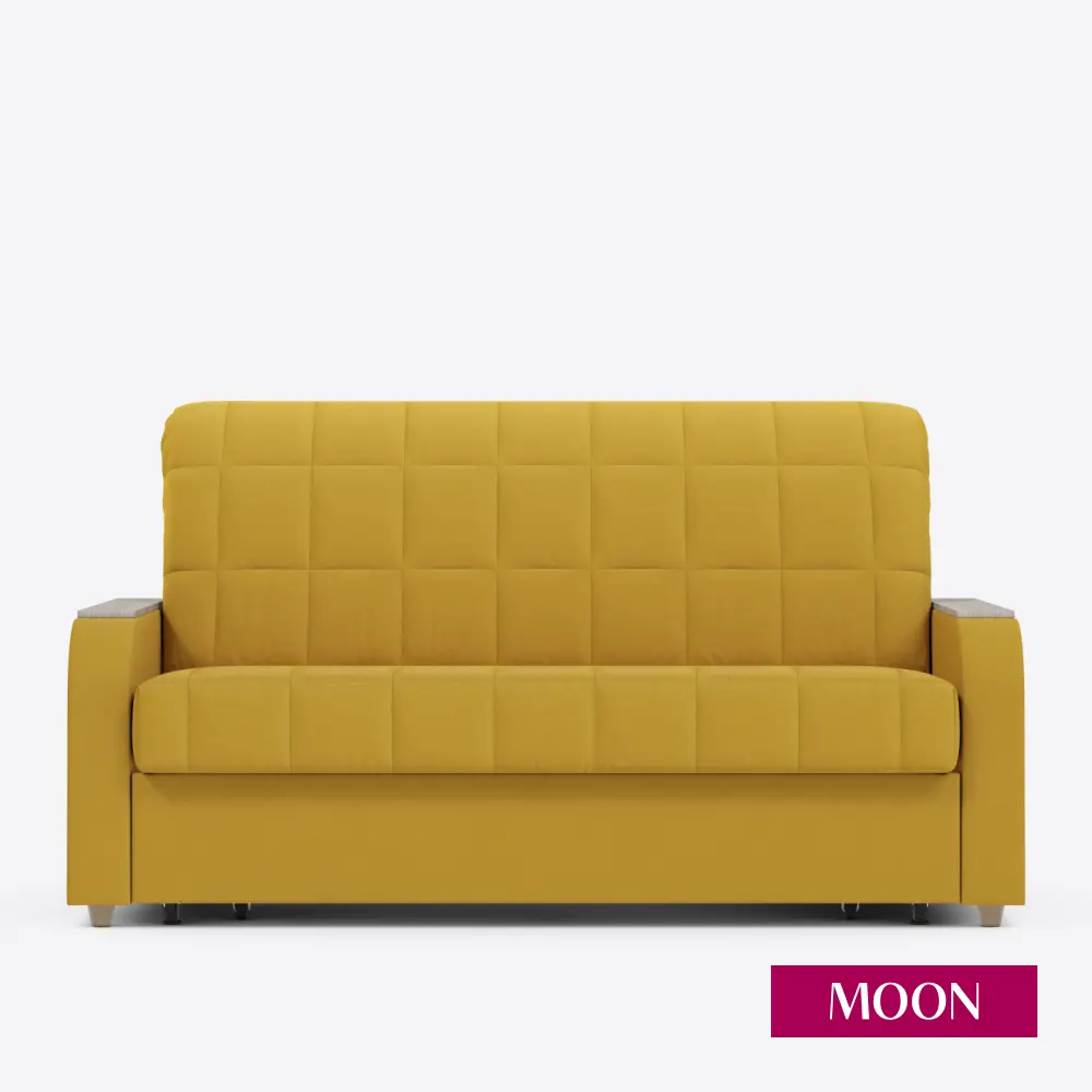 Фото 8 Диван раскладной Moon family 144 164x90x106 см велюр цвет желтый Фото 8 Диван раскладной Moon family 144 164x90x106 см велюр цвет желтый