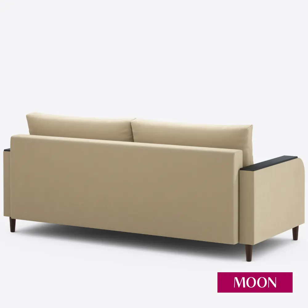 Фото 7 Диван раскладной Moon family 144 204x89x96 см велюр цвет бежевый Фото 7 Диван раскладной Moon family 144 204x89x96 см велюр цвет бежевый