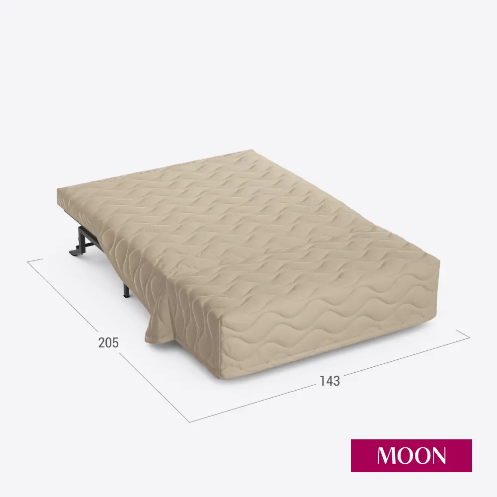 Фото 3 Диван раскладной Moon family 022 143x88x106 см велюр цвет бежевый Фото 3 Диван раскладной Moon family 022 143x88x106 см велюр цвет бежевый