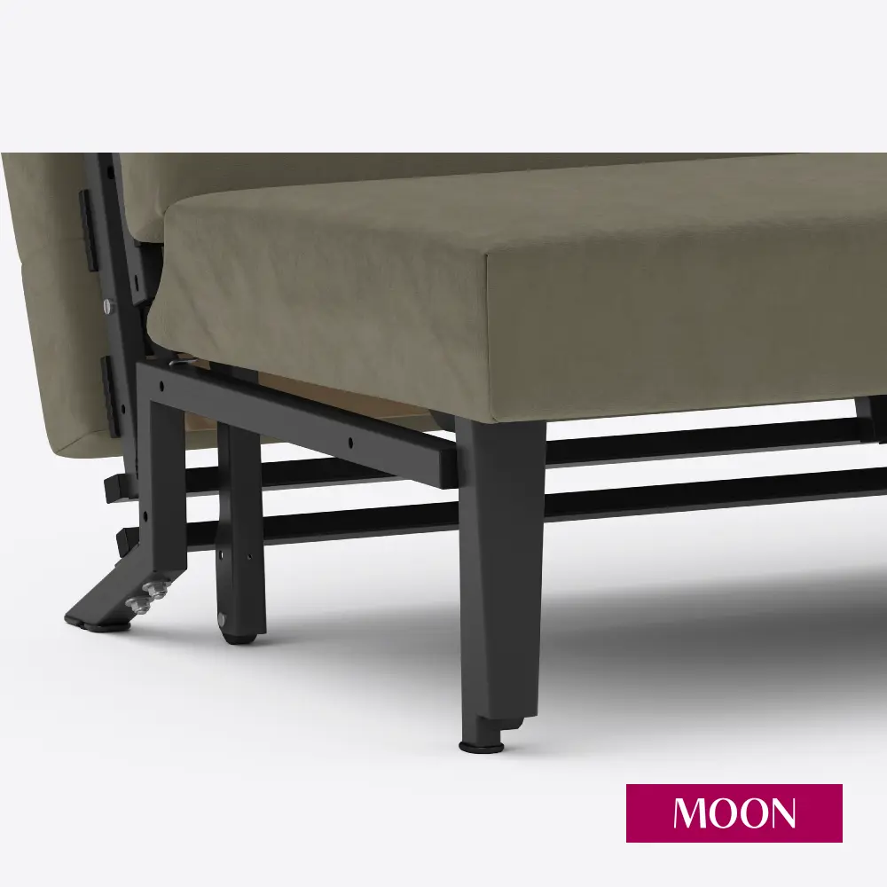 Фото 16 Диван раскладной Moon family 020 140x88x104 см велюр цвет светло-коричневый Фото 16 Диван раскладной Moon family 020 140x88x104 см велюр цвет светло-коричневый