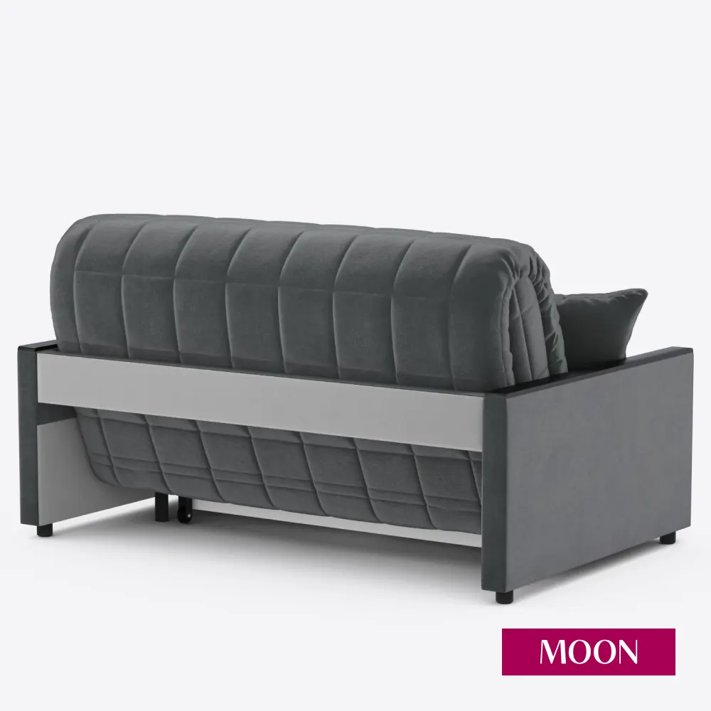 Фото 14 Диван раскладной Moon family 134 135x90x104 см велюр цвет серый Фото 14 Диван раскладной Moon family 134 135x90x104 см велюр цвет серый