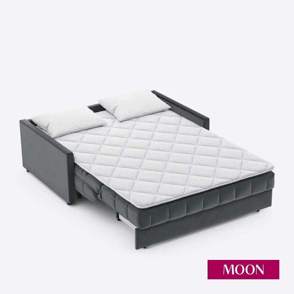 Фото 12 Диван раскладной Moon family 134 135x90x104 см велюр цвет серый Фото 12 Диван раскладной Moon family 134 135x90x104 см велюр цвет серый