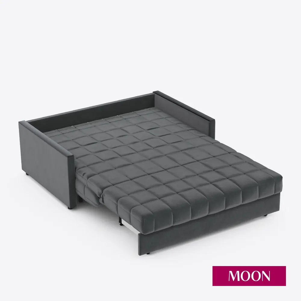 Фото 11 Диван раскладной Moon family 134 135x90x104 см велюр цвет серый Фото 11 Диван раскладной Moon family 134 135x90x104 см велюр цвет серый