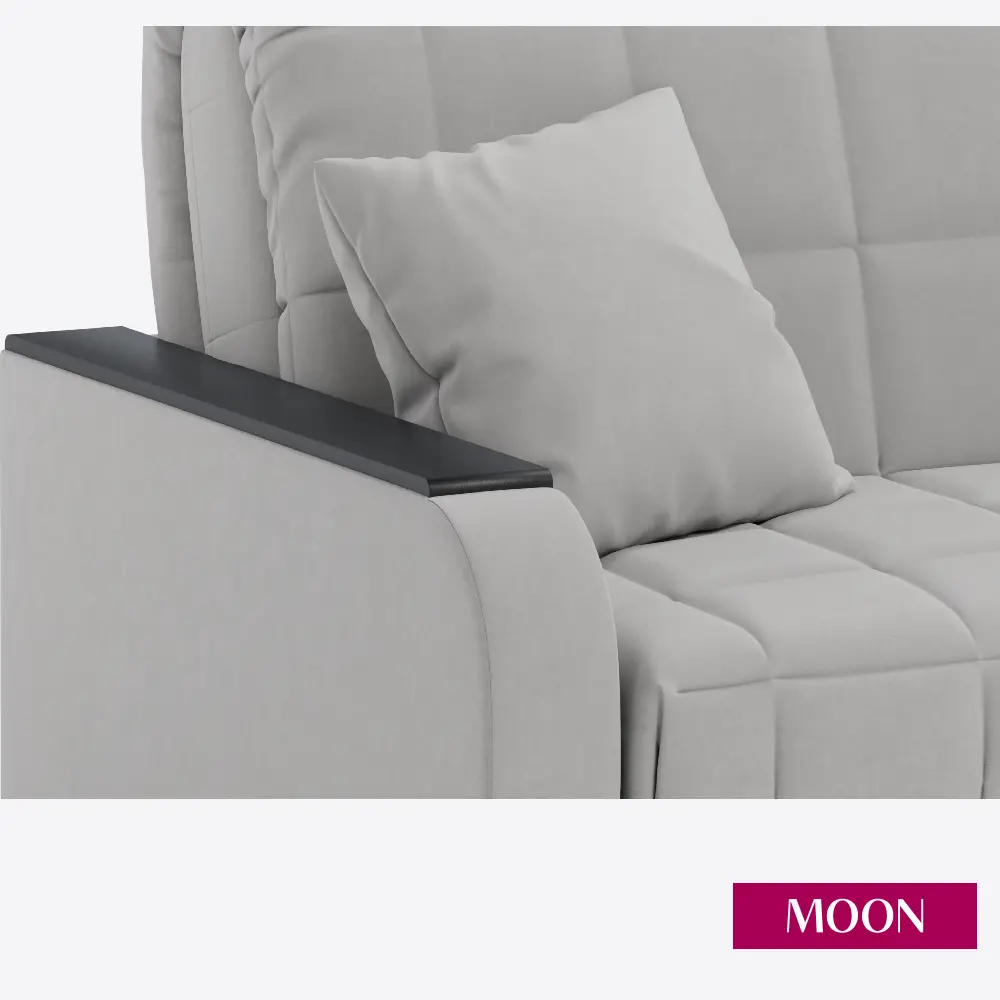 Фото 18 Диван раскладной Moon family 044 Z000095 163x90x104 см велюр цвет светло-серый Фото 18 Диван раскладной Moon family 044 Z000095 163x90x104 см велюр цвет светло-серый