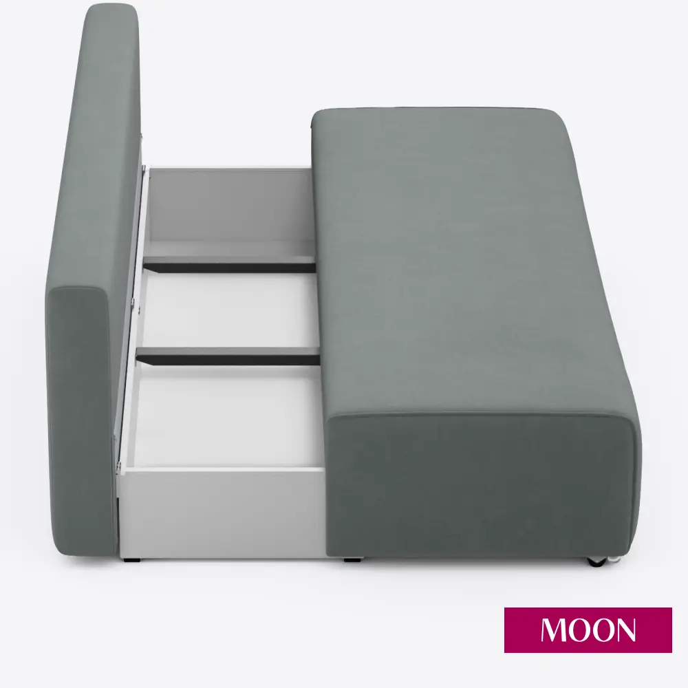 Фото 10 Диван раскладной Moon family 043 205x88x91 см велюр цвет серый Фото 10 Диван раскладной Moon family 043 205x88x91 см велюр цвет серый