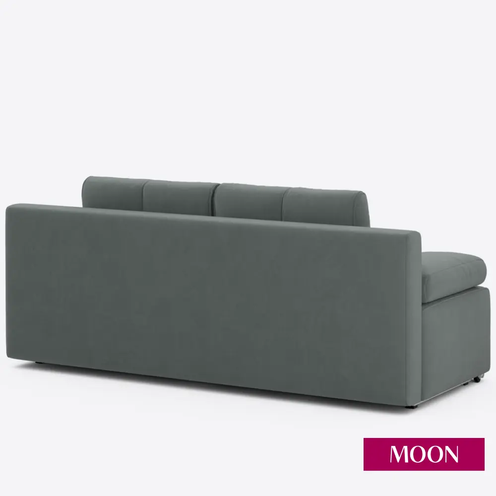 Фото 11 Диван раскладной Moon family 043 205x88x91 см велюр цвет серый Фото 11 Диван раскладной Moon family 043 205x88x91 см велюр цвет серый