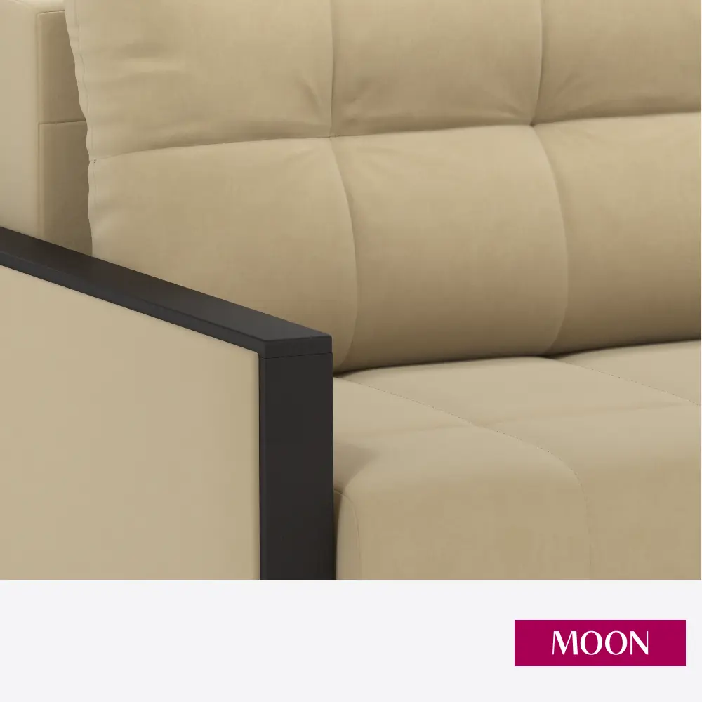 Фото 14 Диван раскладной Moon family 135 219x92x107 см велюр цвет бежевый Фото 14 Диван раскладной Moon family 135 219x92x107 см велюр цвет бежевый