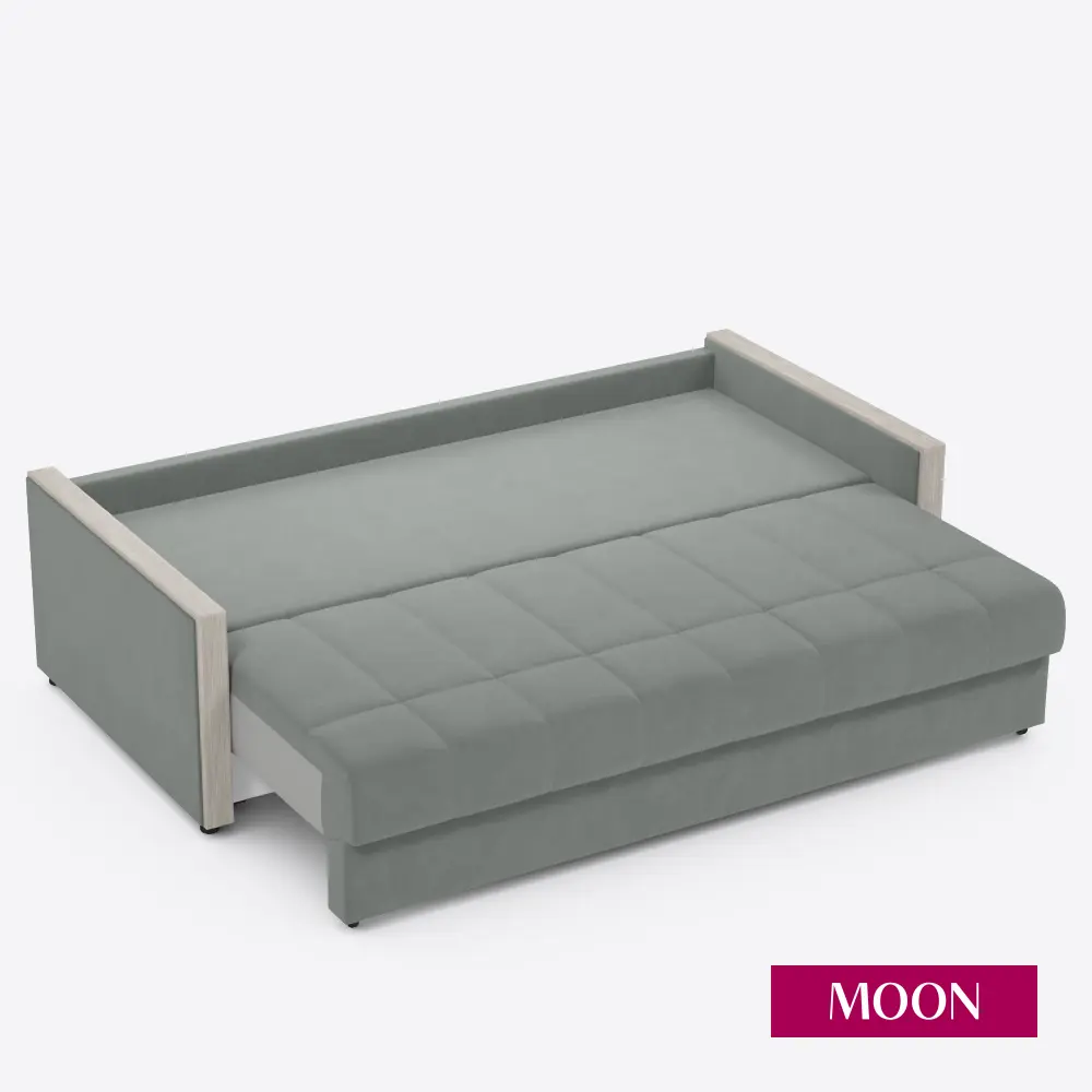 Фото 9 Диван раскладной Moon family 135 219x92x107 см велюр цвет серый Фото 9 Диван раскладной Moon family 135 219x92x107 см велюр цвет серый