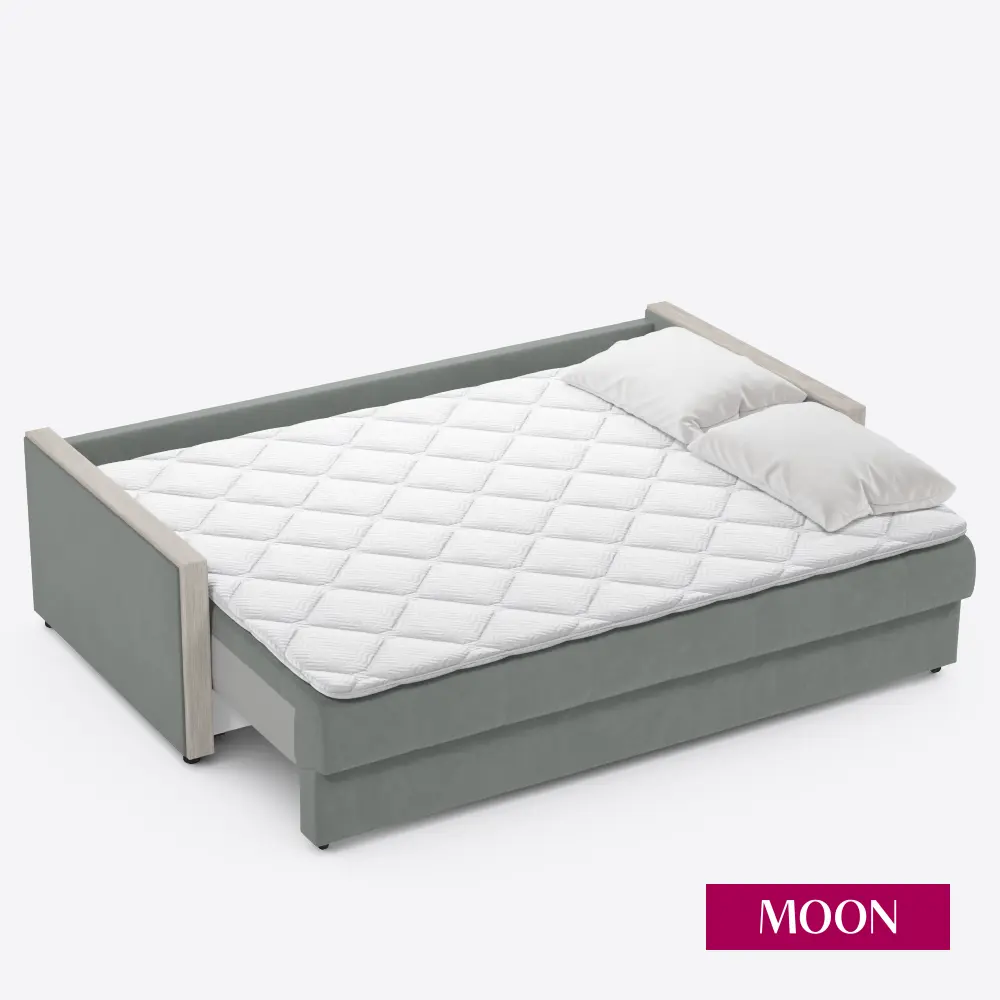 Фото 10 Диван раскладной Moon family 135 219x92x107 см велюр цвет серый Фото 10 Диван раскладной Moon family 135 219x92x107 см велюр цвет серый