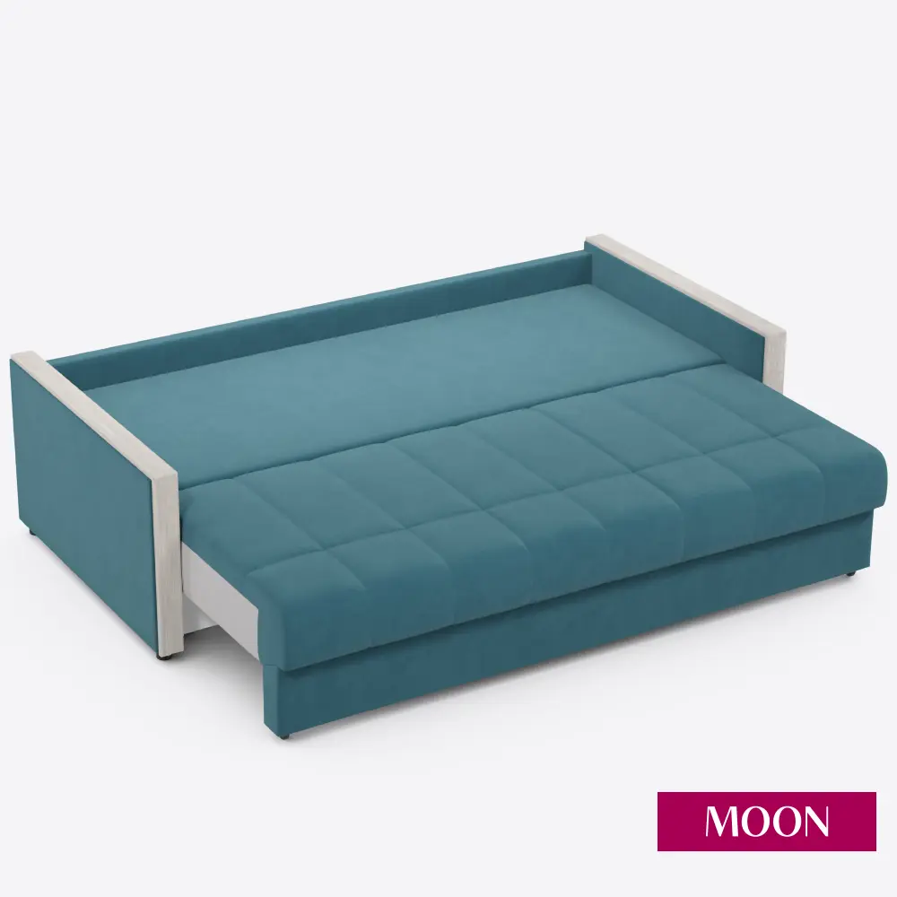 Фото 8 Диван раскладной Moon family 135 219x92x107 см велюр цвет синий Фото 8 Диван раскладной Moon family 135 219x92x107 см велюр цвет синий