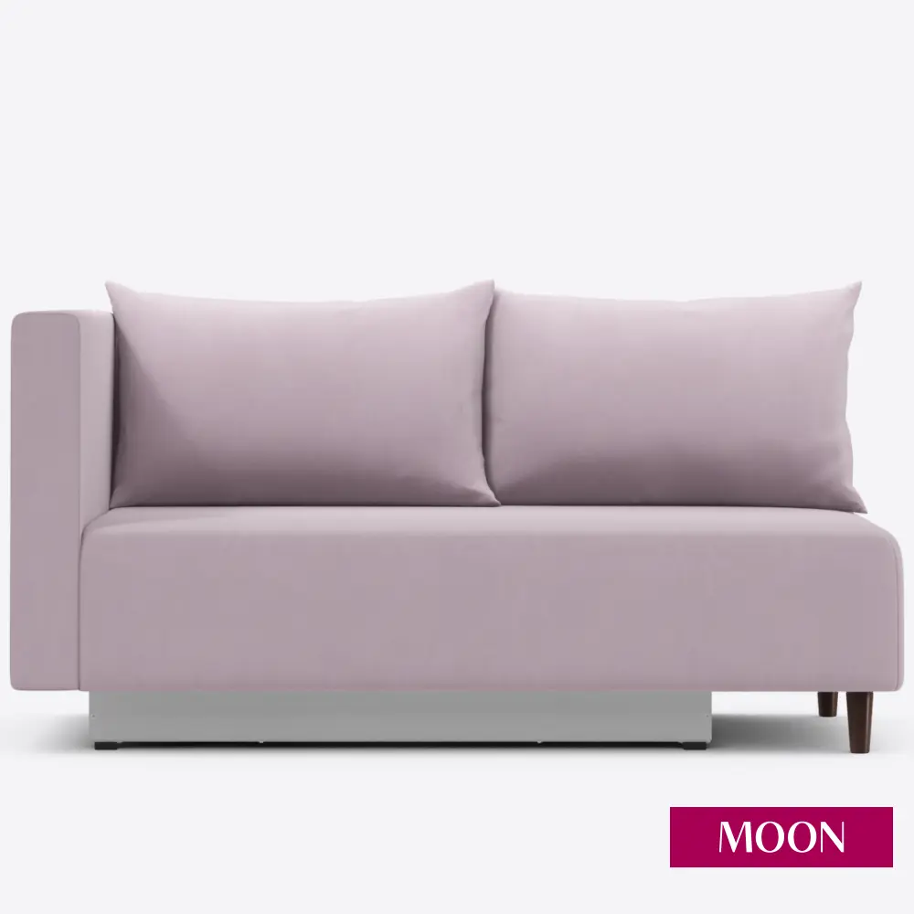 Фото 4 Диван раскладной Moon family 060 155x83x85 см велюр цвет розовый Фото 4 Диван раскладной Moon family 060 155x83x85 см велюр цвет розовый