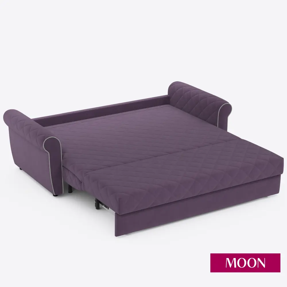 Фото 8 Диван раскладной Moon family 123 219x90x104 см велюр цвет фиолетовый Фото 8 Диван раскладной Moon family 123 219x90x104 см велюр цвет фиолетовый