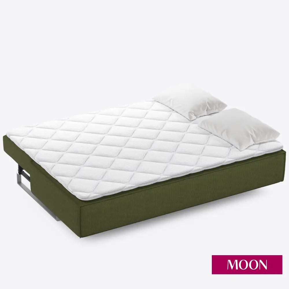 Фото 10 Диван раскладной Moon family 005 206x91x114 см велюр цвет бутылочный