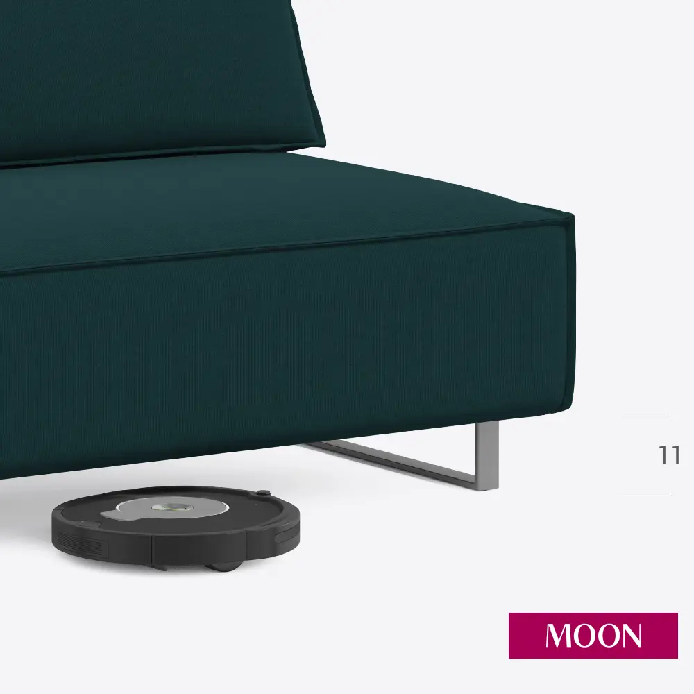 Фото 16 Диван раскладной Moon family 005 206x91x114 см велюр цвет петроль Фото 16 Диван раскладной Moon family 005 206x91x114 см велюр цвет петроль
