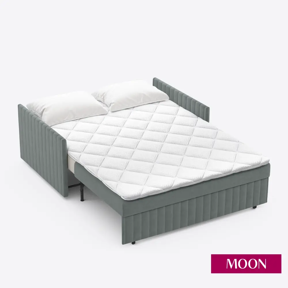 Фото 10 Диван раскладной Moon family 191 151x88x101 см велюр цвет серый Фото 10 Диван раскладной Moon family 191 151x88x101 см велюр цвет серый