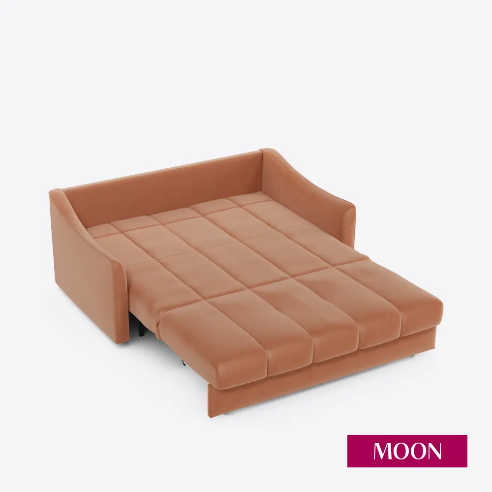 Фото 16 Диван раскладной Moon family 111 181x92x119 см велюр цвет оранжевый Фото 16 Диван раскладной Moon family 111 181x92x119 см велюр цвет оранжевый
