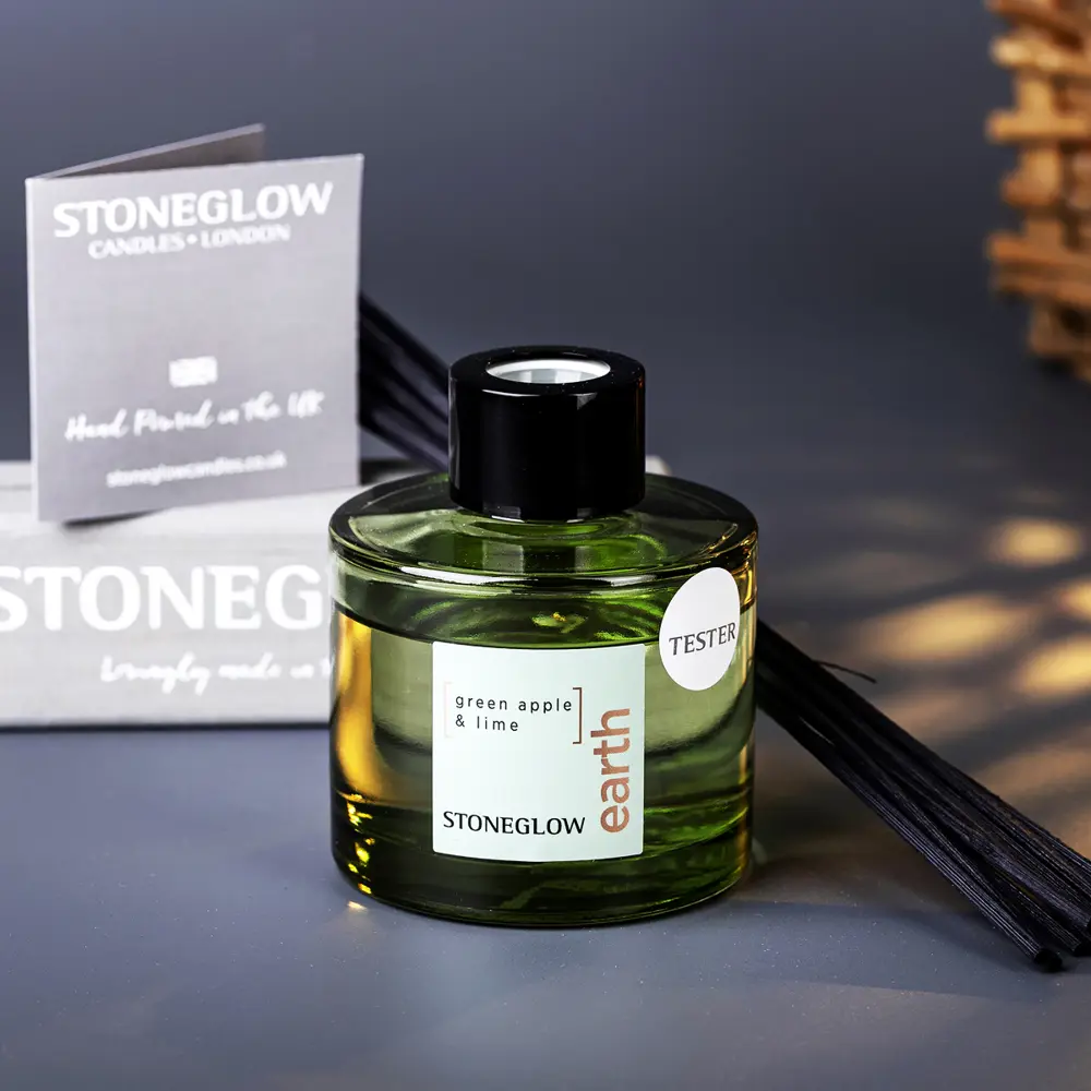 Фото 4 Аромадиффузор Stoneglow 100 мл Зелёное яблоко, Лайм Фото 4 Аромадиффузор Stoneglow 100 мл Зелёное яблоко, Лайм