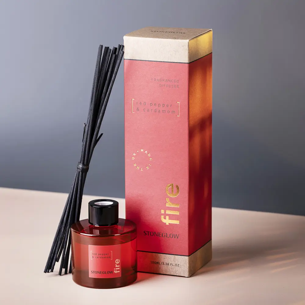 Фото 2 Аромадиффузор Stoneglow 100 мл Красный перец, Кардамон Фото 2 Аромадиффузор Stoneglow 100 мл Красный перец, Кардамон