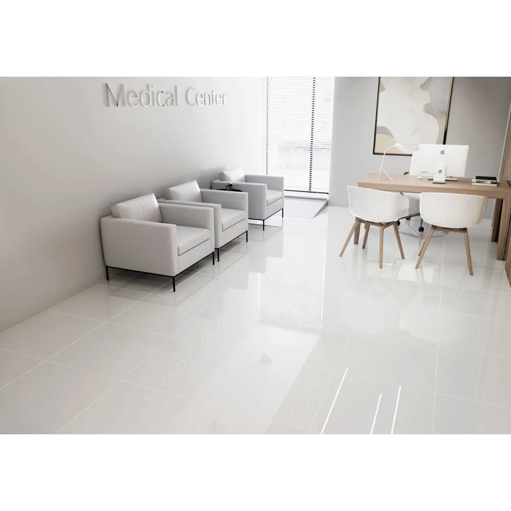 Фото Керамогранит Staro Snow White 60x60см Polished 1234700 цвет белый Фото Керамогранит Staro Snow White 60x60см Polished 1234700 цвет белый