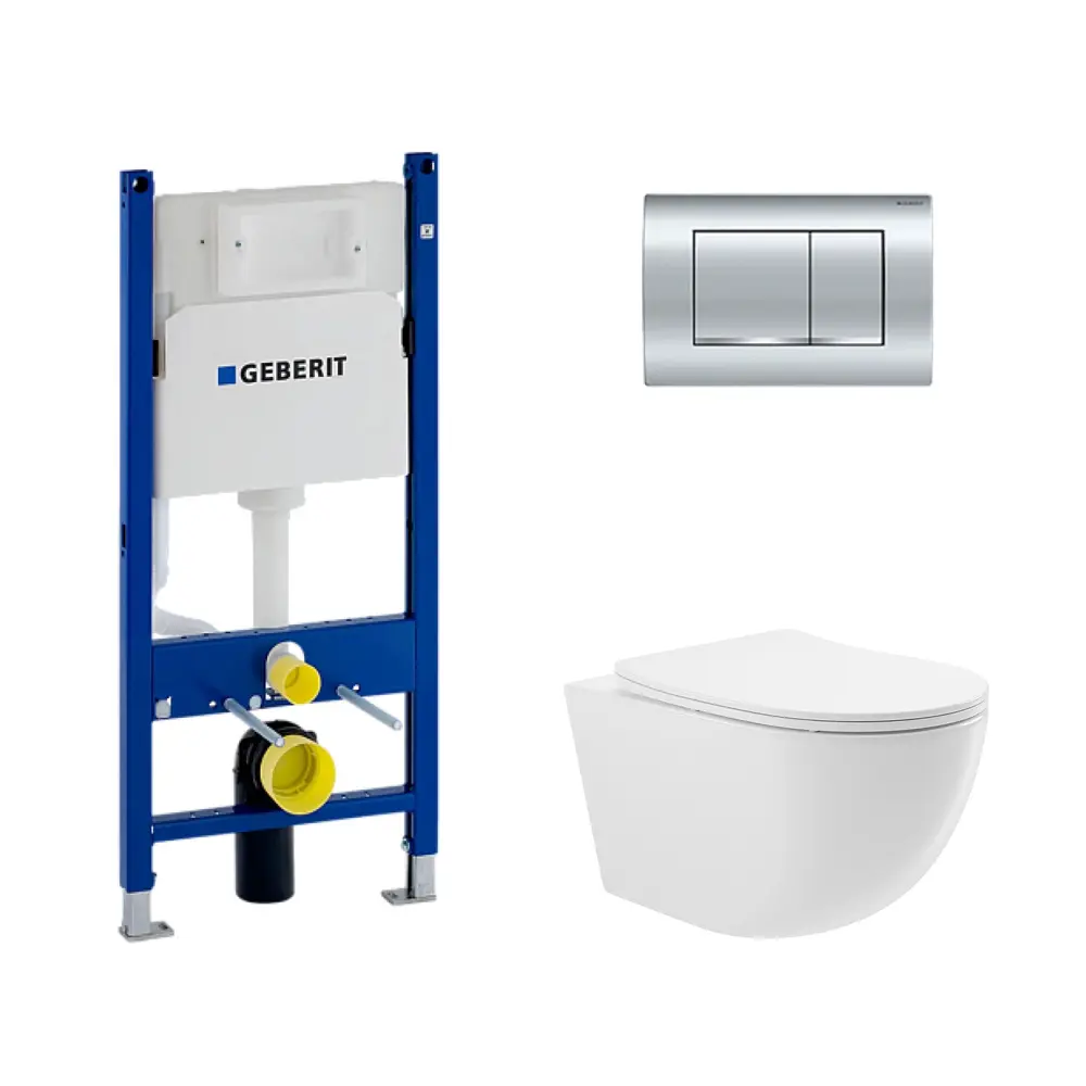 Фото Комплект инсталляции Geberit Duofix 112 см Delta 12 с клавиша Delta30 хром 458.163.21.1 и унитаз 48x36 ADT Pro Vortex Торнадо микролифт белый Фото Комплект инсталляции Geberit Duofix 112 см Delta 12 с клавиша Delta30 хром 458.163.21.1 и унитаз 48x36 ADT Pro Vortex Торнадо микролифт белый