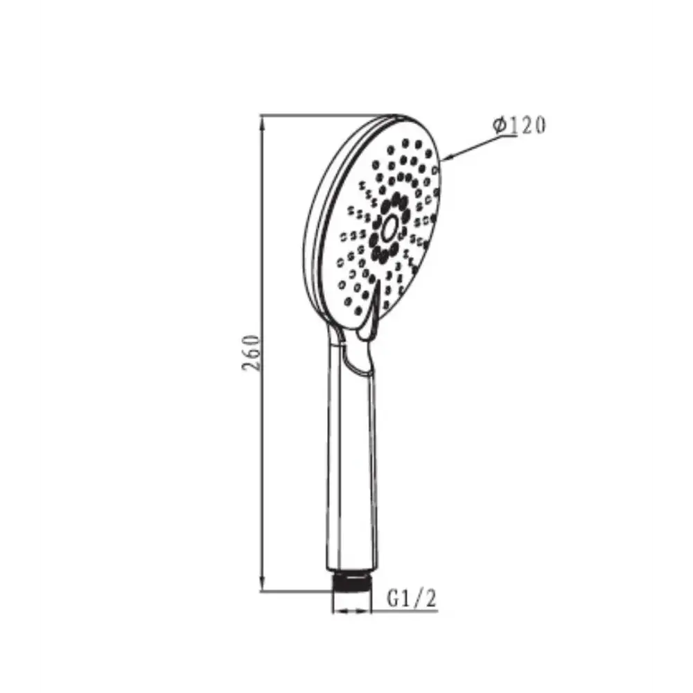 Фото 2 Лейка для душа Am.pm Chic E F0282000 3 режимная цвет хром