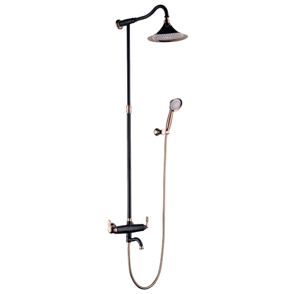 Фото Душевая стойка lemark Prime LM6162BRG Фото Душевая стойка lemark Prime LM6162BRG