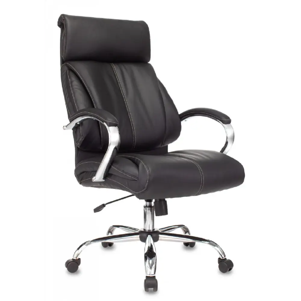 Фото 2 Кресло руководителя Бюрократ T-9904NSL 60x114x97 см кожа цвет черный
