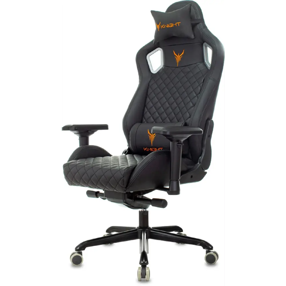 Фото 3 Кресло игровое Knight Titan 54x132x87 см эко кожа цвет черный Фото 3 Кресло игровое Knight Titan 54x132x87 см эко кожа цвет черный