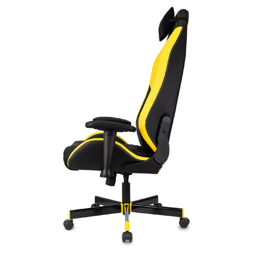 Фото 4 Кресло игровое Knight Neon 54x126x86 см эко кожа цвет черный/желтый Фото 4 Кресло игровое Knight Neon 54x126x86 см эко кожа цвет черный/желтый