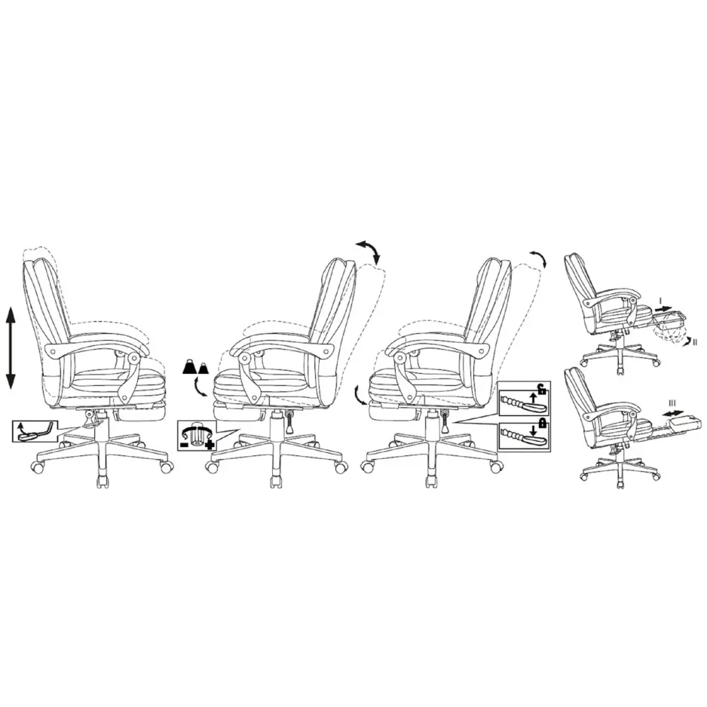 Фото 7 Кресло руководителя Бюрократ CH-868N-BF 53x105x88 см эко кожа цвет слоновая кость Фото 7 Кресло руководителя Бюрократ CH-868N-BF 53x105x88 см эко кожа цвет слоновая кость