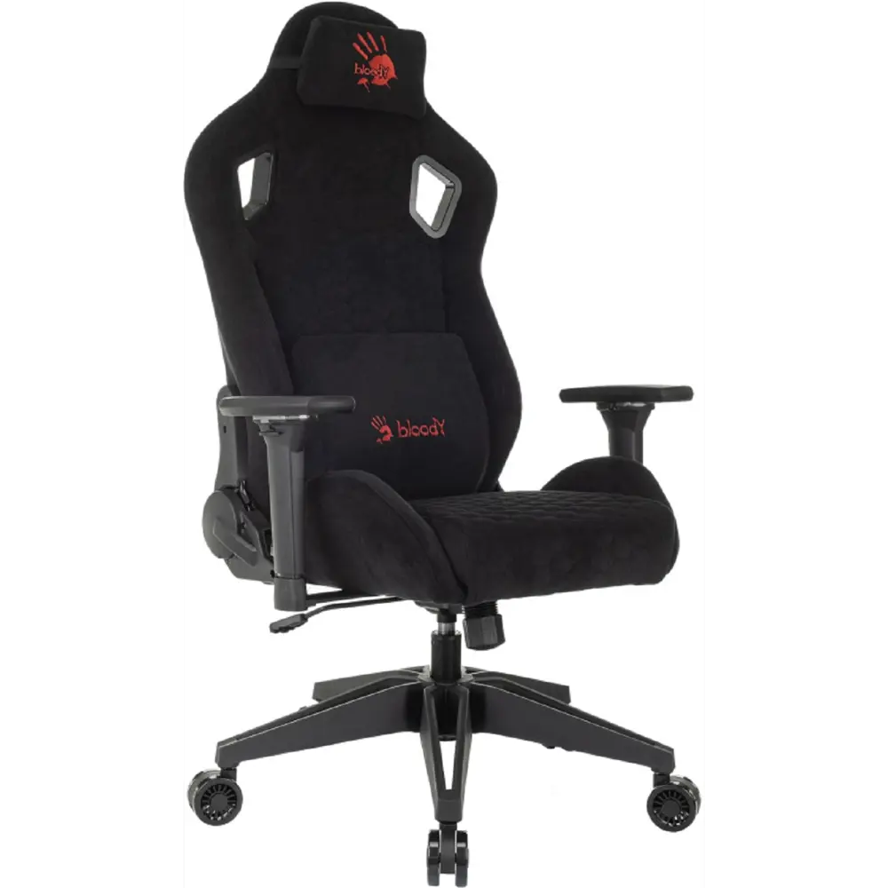 Фото 2 Кресло игровое A4tech Bloody GC-775 54x127x90 см ткань цвет черный Фото 2 Кресло игровое A4tech Bloody GC-775 54x127x90 см ткань цвет черный