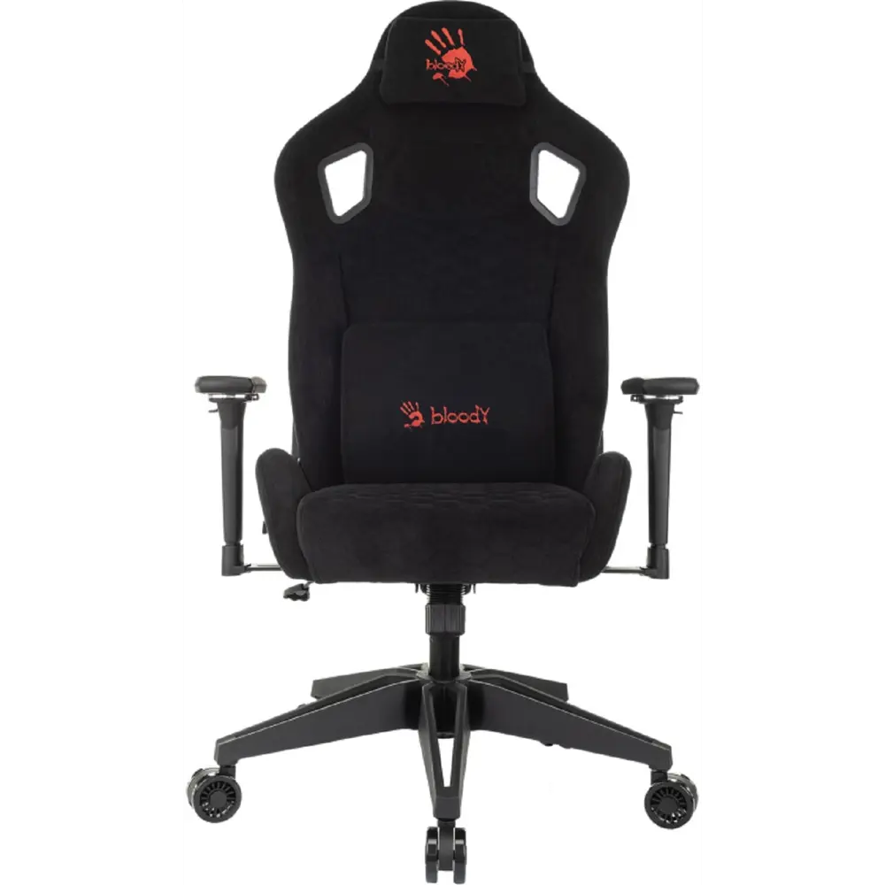 Фото Кресло игровое A4tech Bloody GC-775 54x127x90 см ткань цвет черный Фото Кресло игровое A4tech Bloody GC-775 54x127x90 см ткань цвет черный