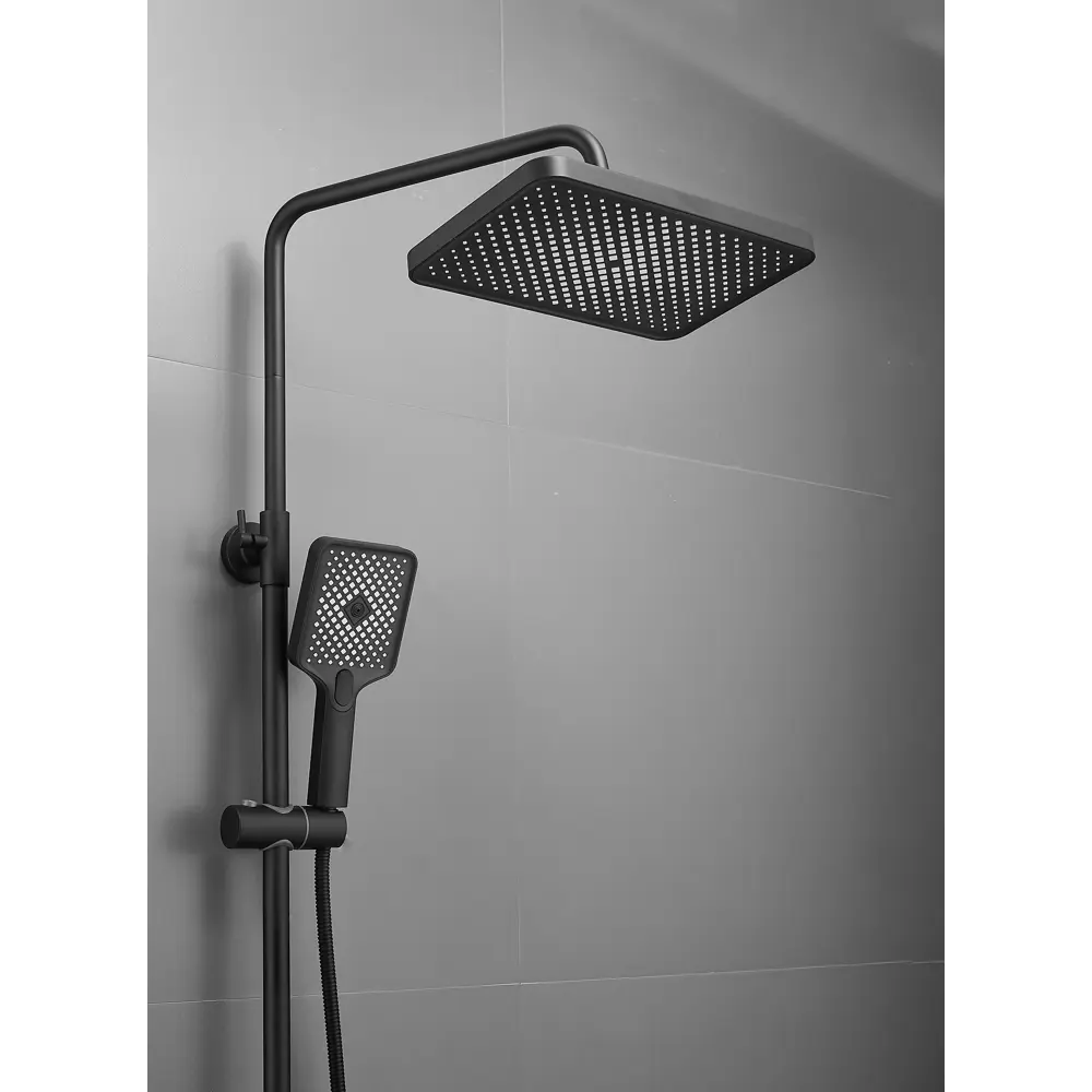 Фото 7 Душевая система BELZ B24672-7 3 режима цвет черный Фото 7 Душевая система BELZ B24672-7 3 режима цвет черный