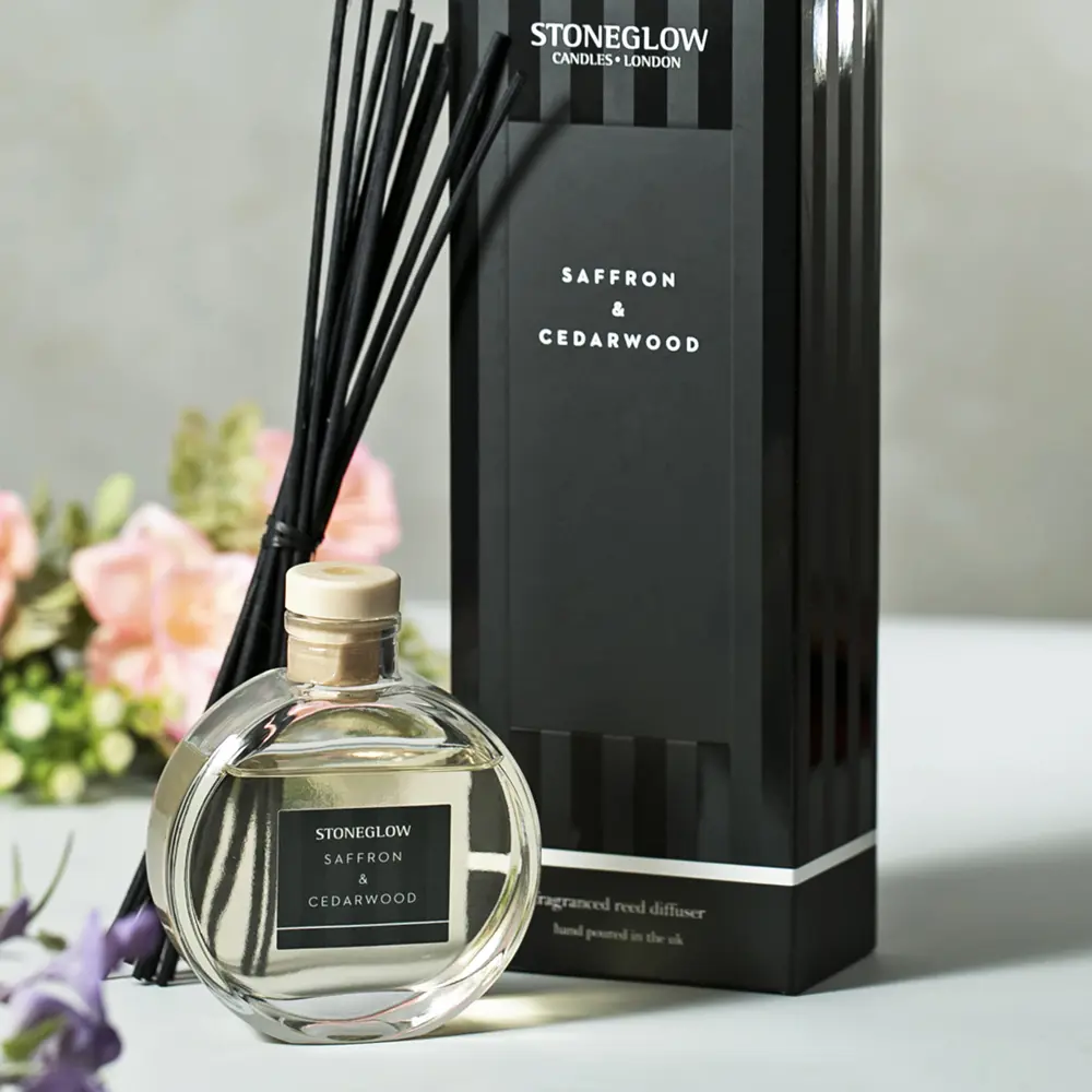 Фото 3 Аромадиффузор Stoneglow 120 мл Шафран, Кедр Фото 3 Аромадиффузор Stoneglow 120 мл Шафран, Кедр