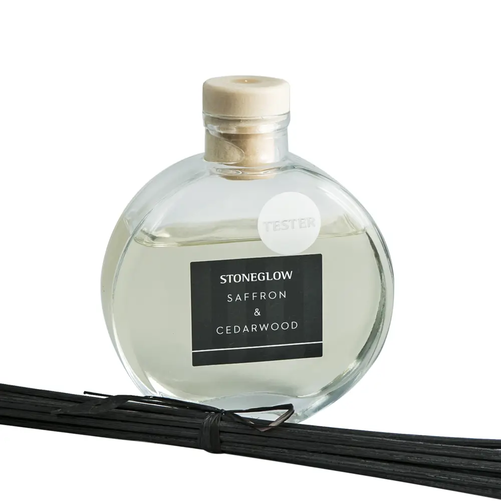 Фото Аромадиффузор Stoneglow 120 мл Шафран, Кедр Фото Аромадиффузор Stoneglow 120 мл Шафран, Кедр