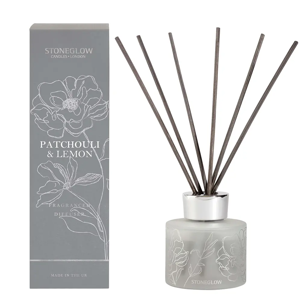 Фото Аромадиффузор Stoneglow 120 мл Пачули, лимон Фото Аромадиффузор Stoneglow 120 мл Пачули, лимон