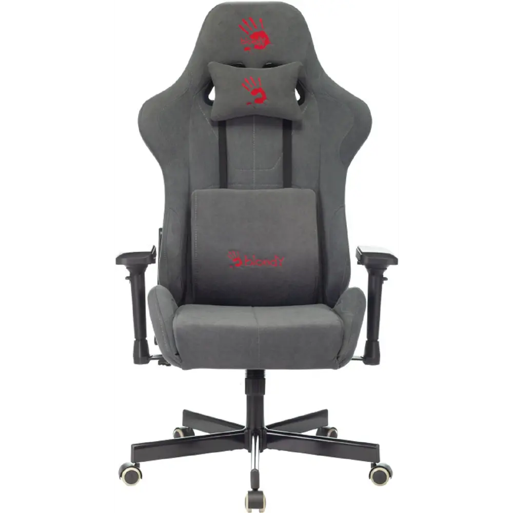 Фото Кресло игровое A4tech Bloody GC-740 51x112x87 см ткань цвет серый Фото Кресло игровое A4tech Bloody GC-740 51x112x87 см ткань цвет серый