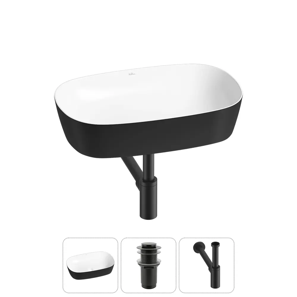 Фото Раковина Wellsee ground breaking 20212369R 50см цвет раковина 3 в 1: д/к, сифон Фото Раковина Wellsee ground breaking 20212369R 50см цвет раковина 3 в 1: д/к, сифон