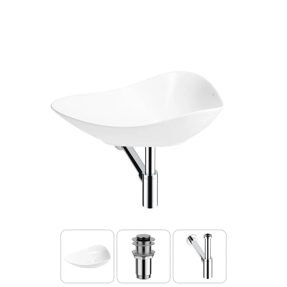 Фото Раковина Wellsee nexus flex 20214035R 60см цвет раковина 3 в 1: д/к, сифон Фото Раковина Wellsee nexus flex 20214035R 60см цвет раковина 3 в 1: д/к, сифон