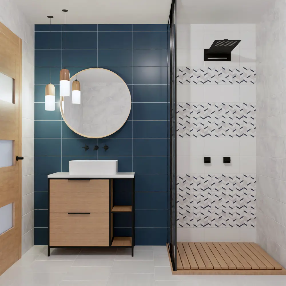 Фото 8 Настенная плитка Kreaforta Mersey Mono 20x40 см 1.62 м² матовая цвет белый Фото 8 Настенная плитка Kreaforta Mersey Mono 20x40 см 1.62 м² матовая цвет белый