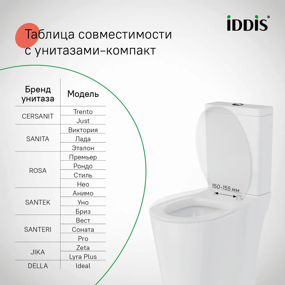 Фото 4 Сиденье для унитаза Iddis 161WP00 цвет белый Фото 4 Сиденье для унитаза Iddis 161WP00 цвет белый